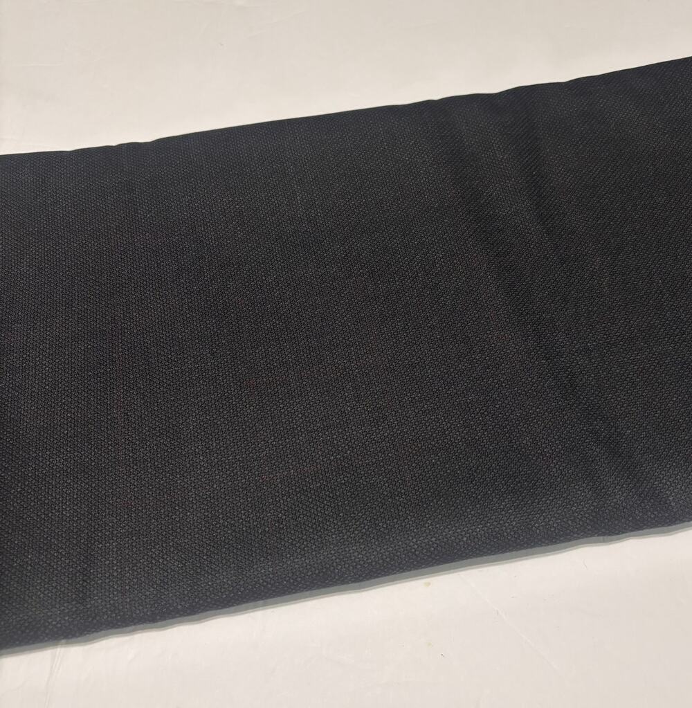 Charcoal Gray Black Red Windowpane Wool Fabric 60” Wide 2.5 Yds Suiting